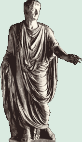 Augustus wearing the Toga